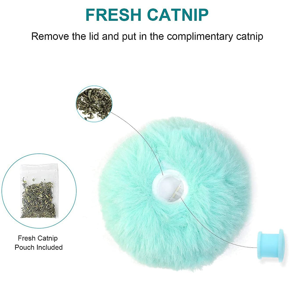 Kitten Electric Cat Training Toy Smart Interactive Cat Ball Catnip Toy