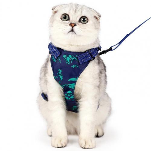 1 Set Pet Harness Anti-Escape Cats Chest Strap Traction Rope