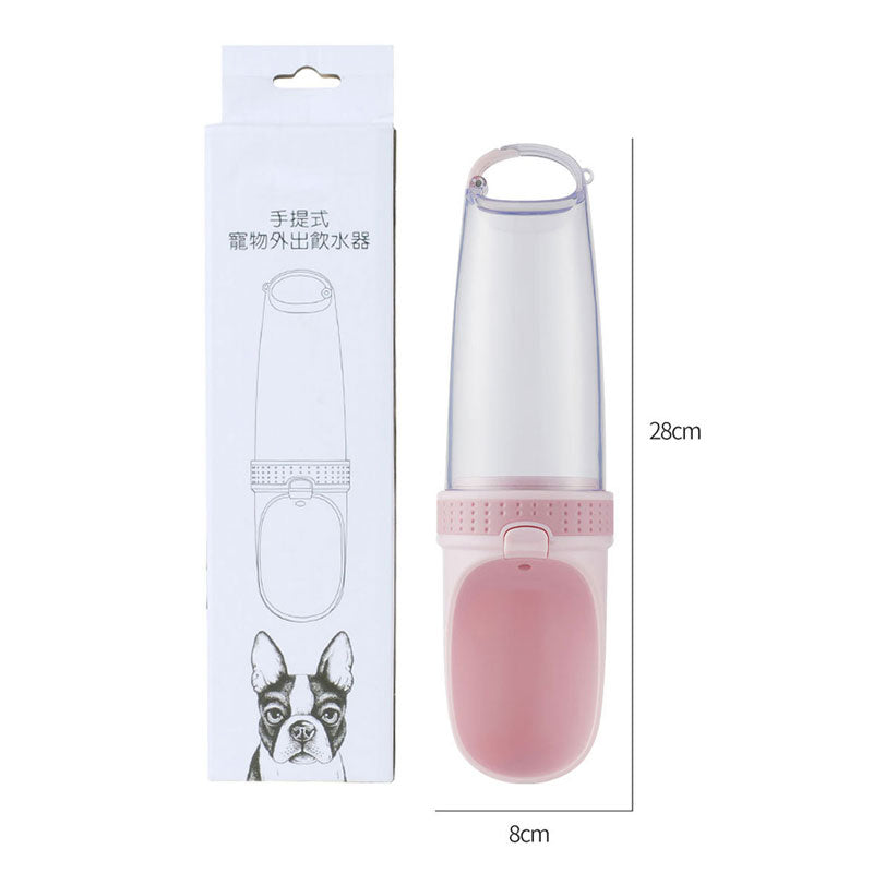 500ML Portable Pet Dog Water Bottle Travel Puppy Cat Drink Bowl