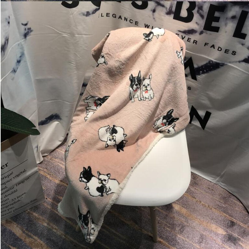 Autumn Winter Home Leisure Warm Knee Blanket Pet Blanket