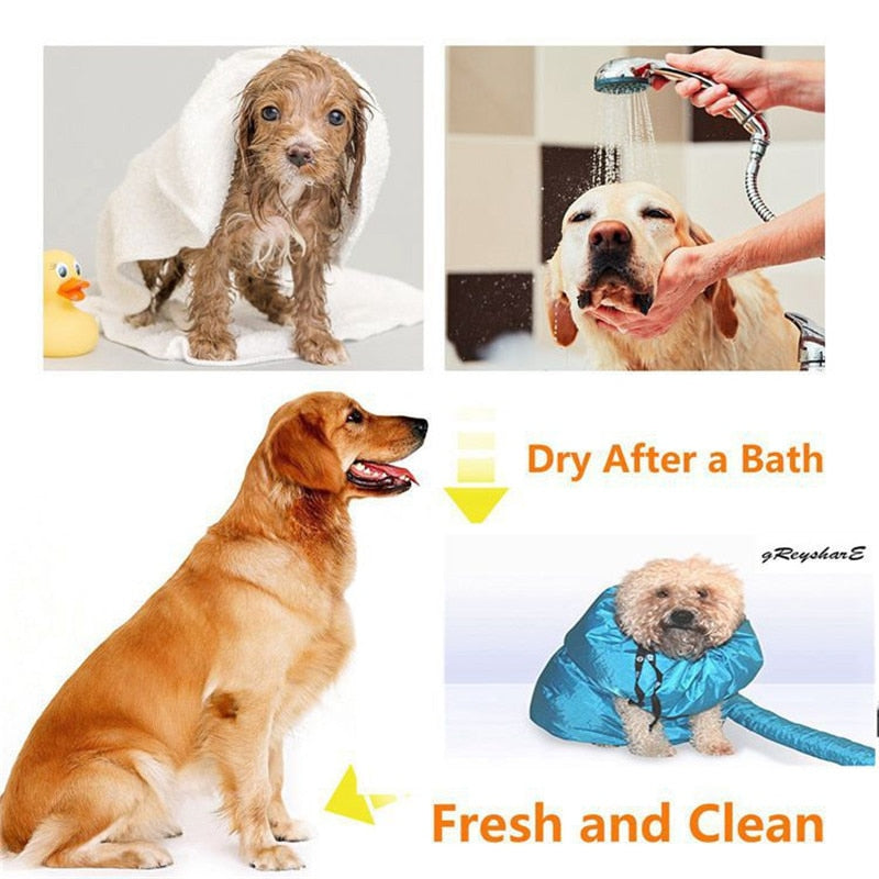 Portable Folding Dogs Hair Dryer Blow Pet Fast Drying Bags