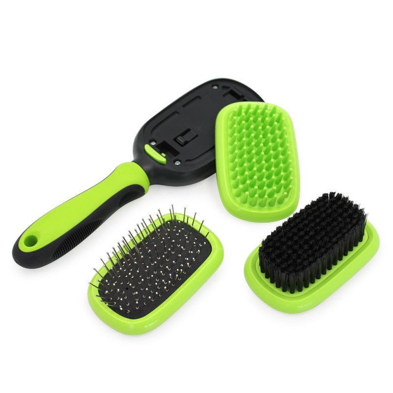 5 IN 1 Dogs Hair Removal Comb Sets Hair Deshedding Trimmer Combs