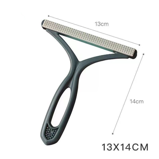 Portable Pet Hair Remover Brush Double Ended Sofa Coat Clothes Fluff Fabric Brush