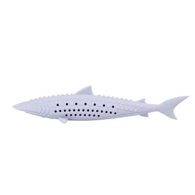 Catnip Silicone Cat Toy Mint Fish Pet Chew Molar Stick