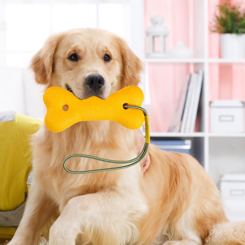 Pet Dog Yellow Bone Molar Chewing Toy