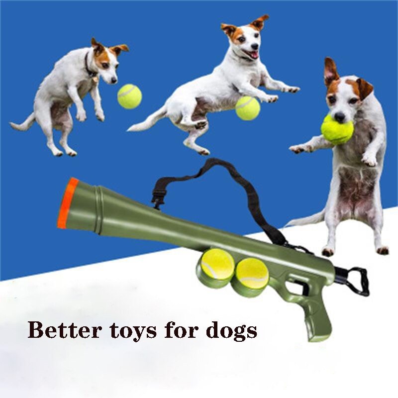 Pet Toy Gun Training Dog Launcher Remote Quick Sight Educational Toy
