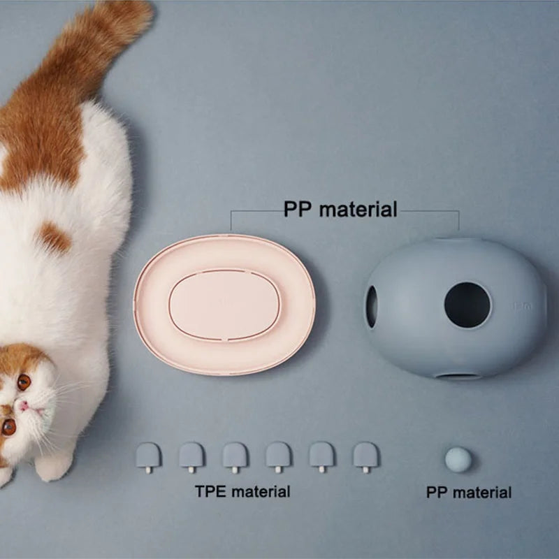 Cat Toy Track Ball 3 In 1 Pet Plush Interactive Intelligence Toys