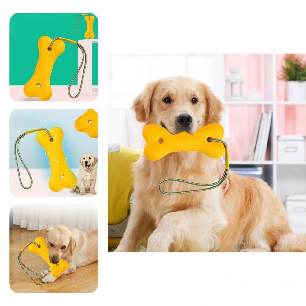 Pet Dog Yellow Bone Molar Chewing Toy