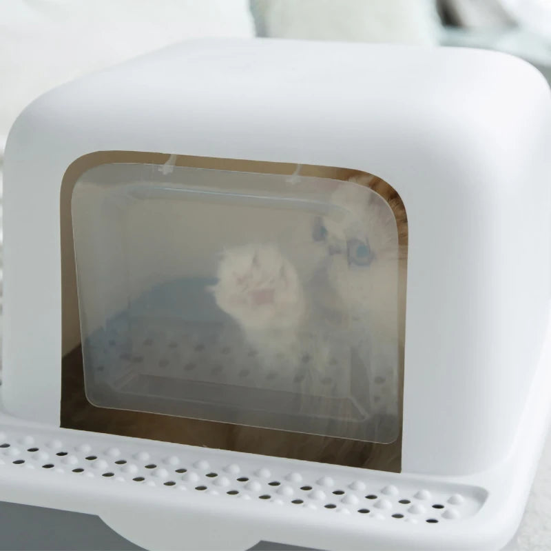 Cat Litter Tray Box Fully Enclosed Pet Toilet Box