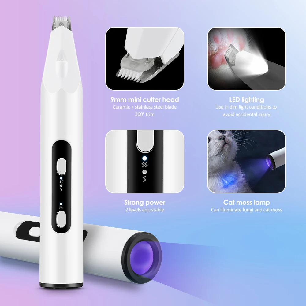 Dog Clippers Electric Pet Hair Trimmer Professional Grooming Tools