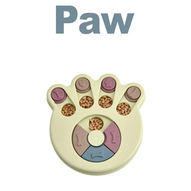 Interactive Dog Training Feeding Turntable Toy
