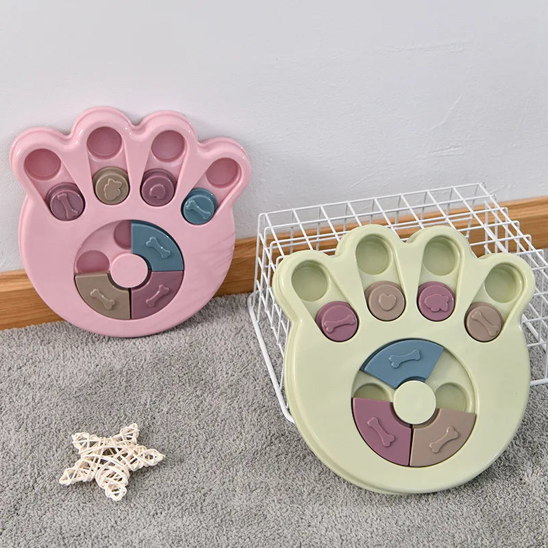 Interactive Dog Training Feeding Turntable Toy