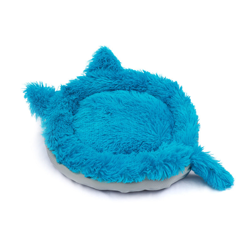 Creative Cat Sleeping Pad Plush Cat Ears Pet Litter Kennel Dog Bed