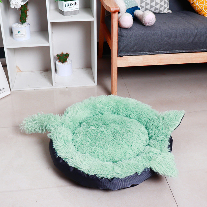 Creative Cat Sleeping Pad Plush Cat Ears Pet Litter Kennel Dog Bed