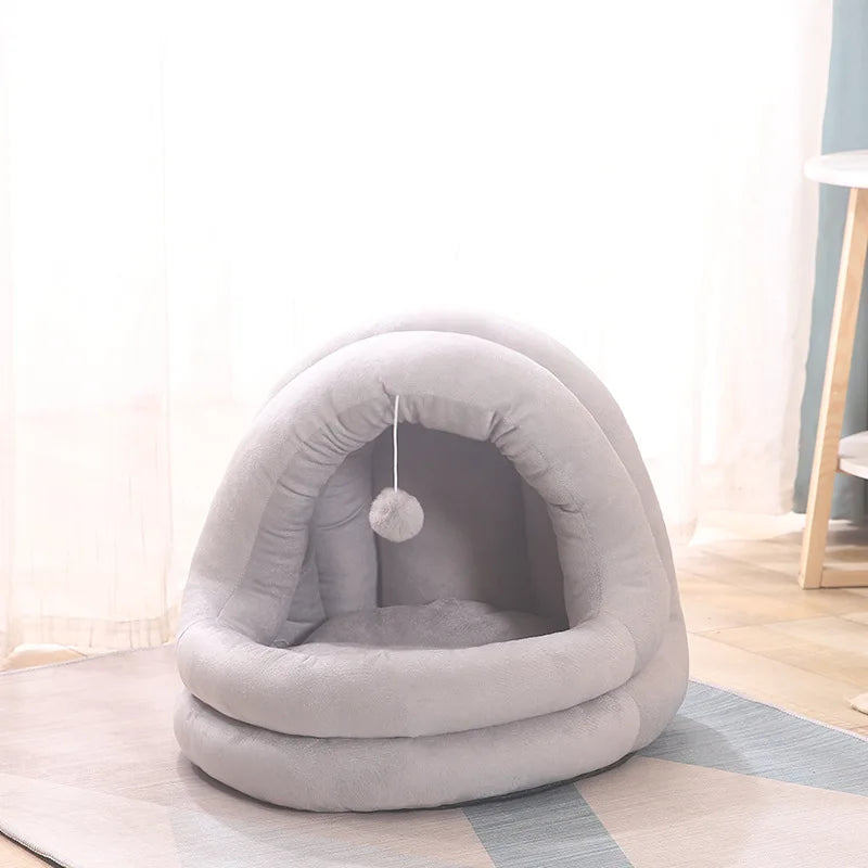 Lovely Warm Soft Cat Bed House Cat Bed Winter Pet Dog Nest