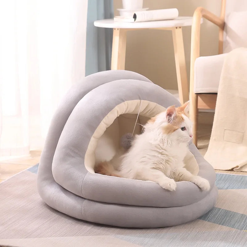 Lovely Warm Soft Cat Bed House Cat Bed Winter Pet Dog Nest