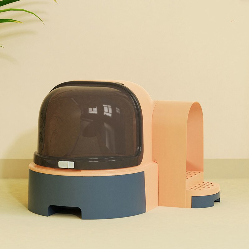 Cat Litter Box Large Capacity Fully Enclosed Cat Toilet