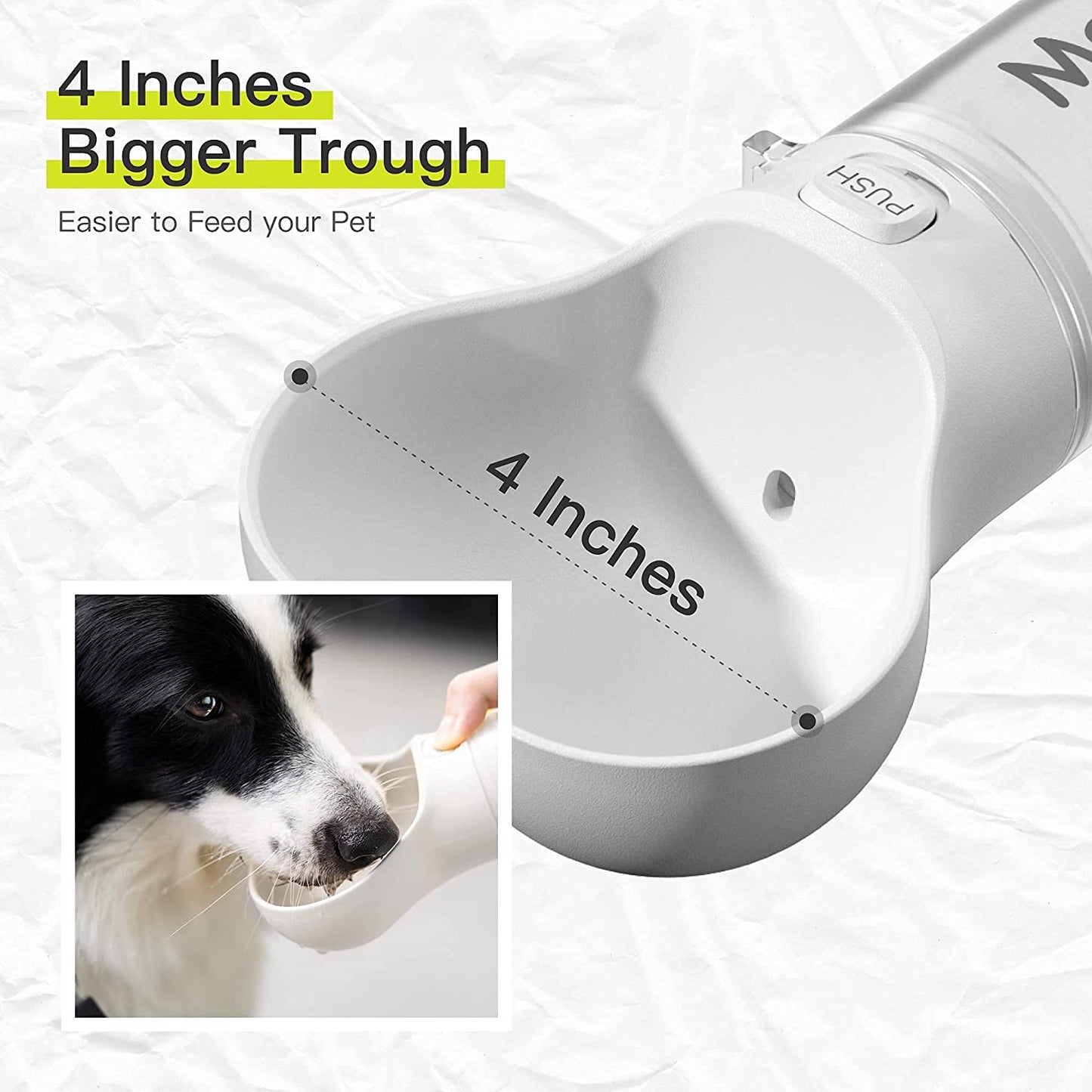 Portable Food Water Bottle Pets Outdoor Travel Drinking Bottle