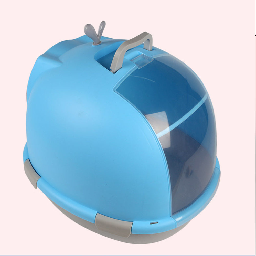 Round Fully Enclosed Pet Cat Litter Box