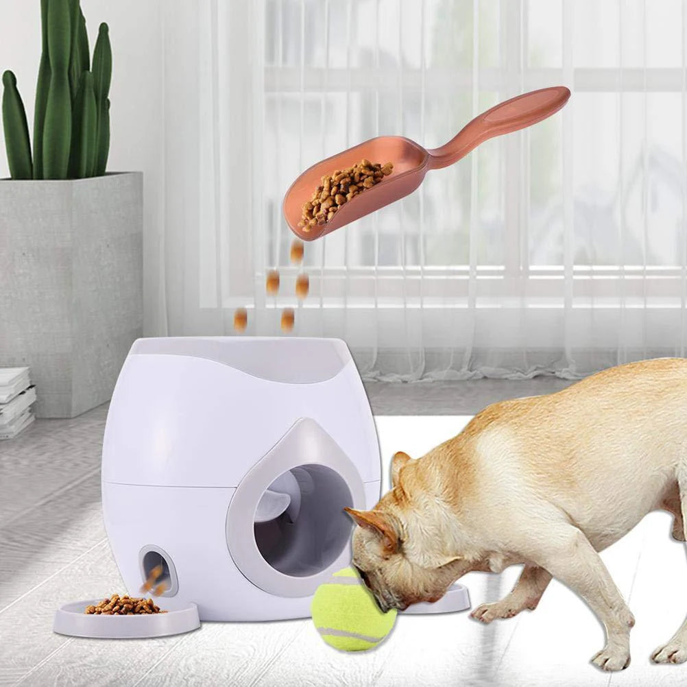 Pet Ball Launcher Toy Dog Tennis Food Reward Machine Toy