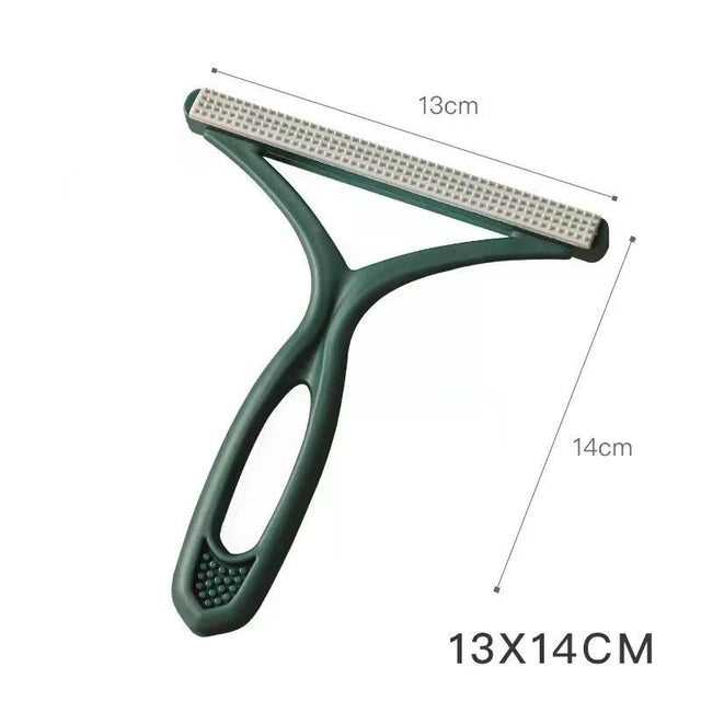 Portable Pet Hair Remover Brush Double Ended Sofa Coat Clothes Fluff Fabric Brush