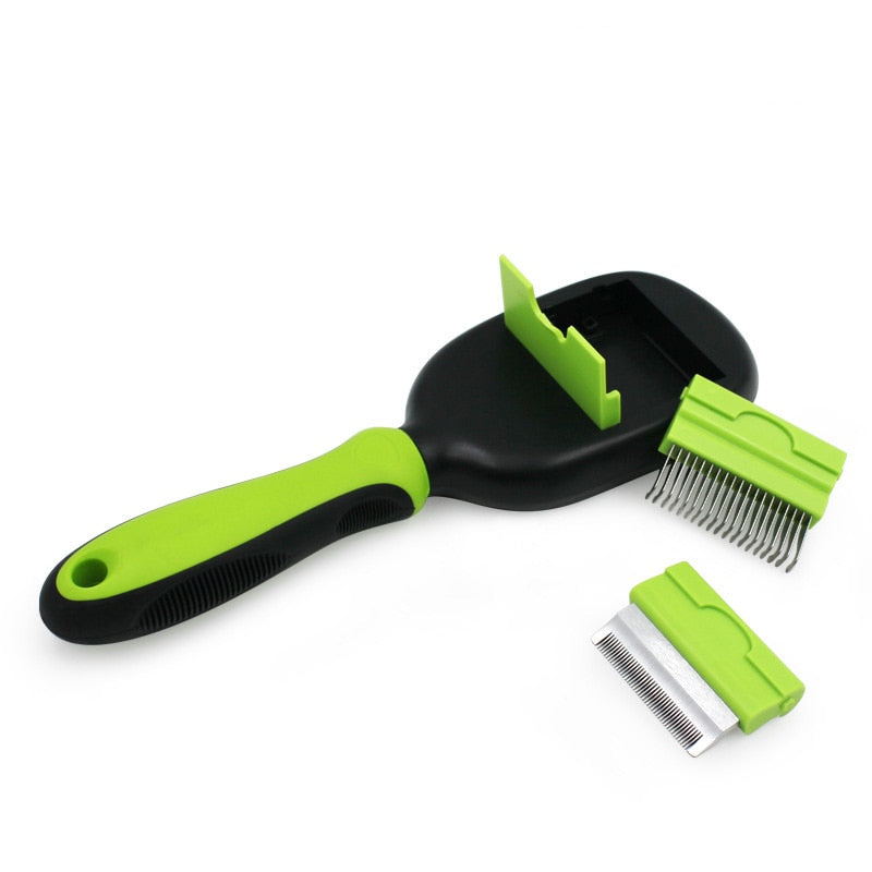 5 IN 1 Dogs Hair Removal Comb Sets Hair Deshedding Trimmer Combs