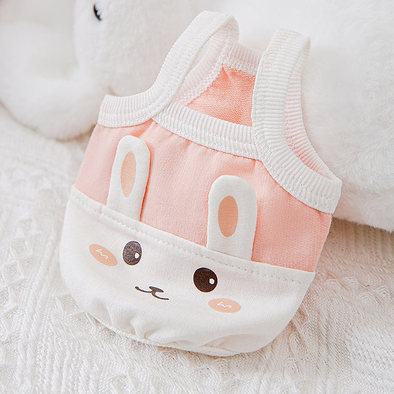 Summer Pet Vest Cat Clothes Thin Pet Rabbit Pattern Cute Clothes