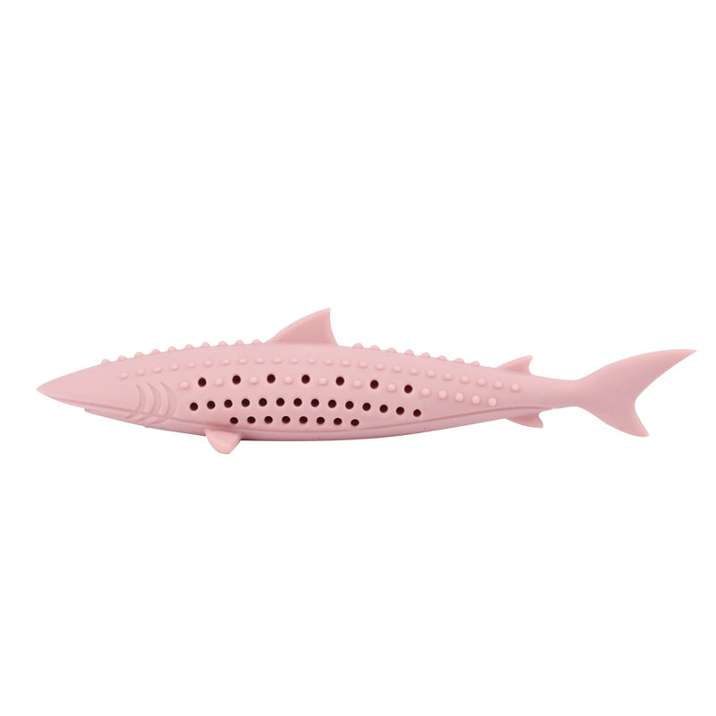 Catnip Silicone Cat Toy Mint Fish Pet Chew Molar Stick