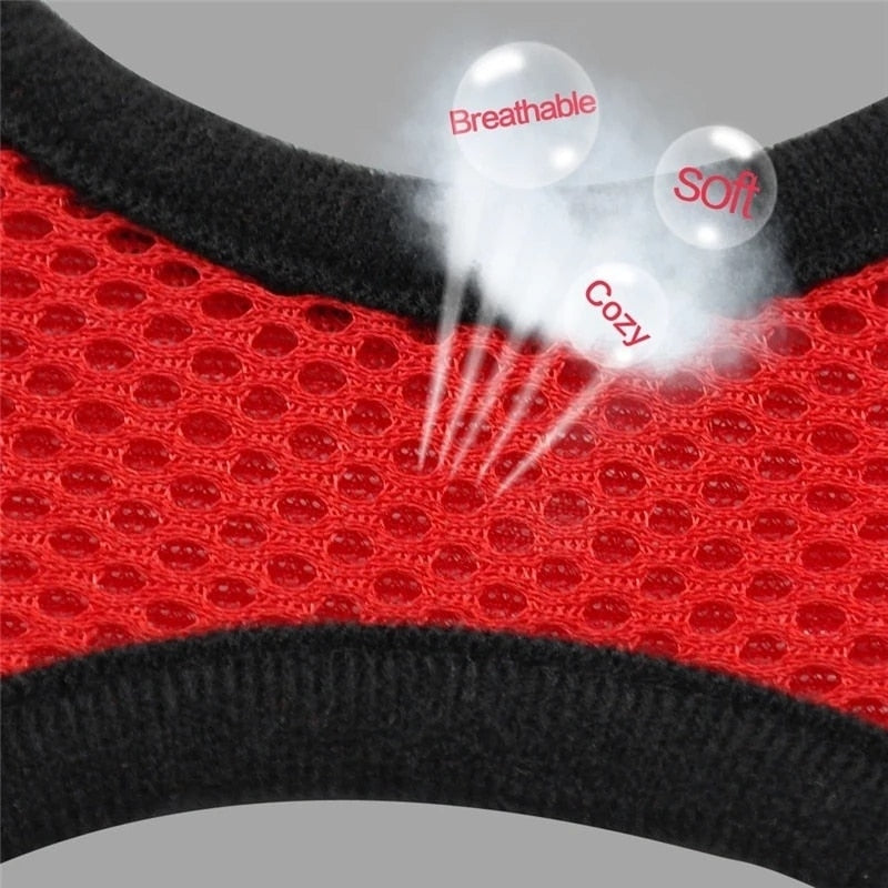 Dog Harness Cat Harness Dogs Leashs Training Soft Mesh Chest Strap