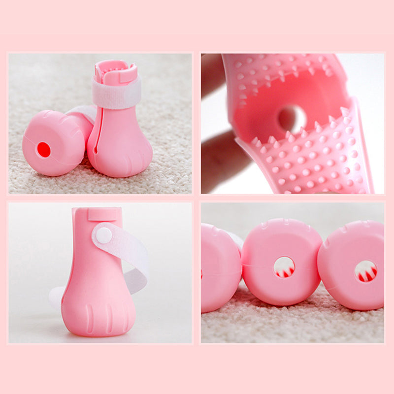 Pet Cat Claw Cover Anti-Scratch Boots Bath Washing