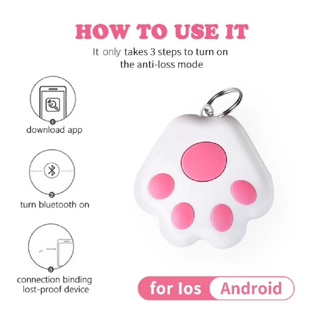 Pet Tracking Wireless Bluetooth Connection Positioning Alarm Device