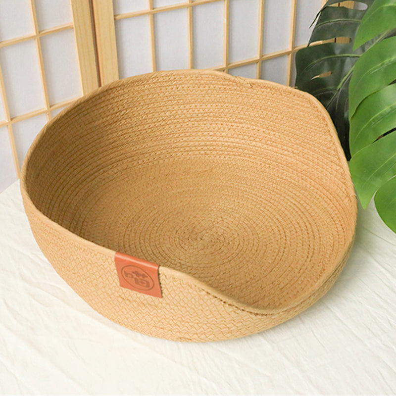 Pet Handmade Bamboo Weaving Nest Bed