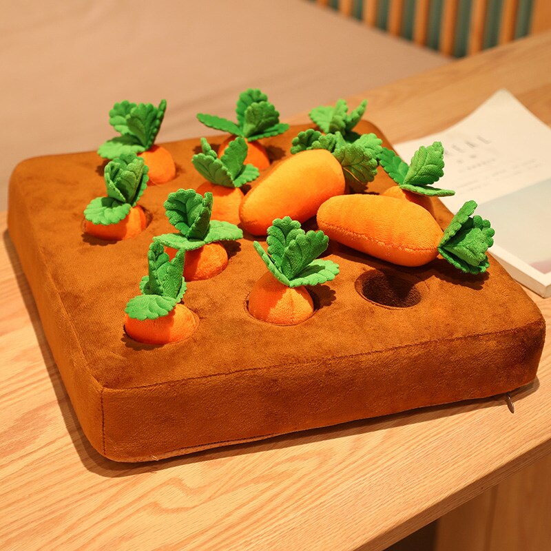 Vegetable Garden Carrot Plush Toy Ability Educational Plush Toys