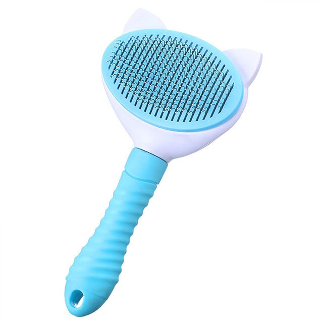 Pet Comb Cat Cleaning Supplies Self Cleaning Brush