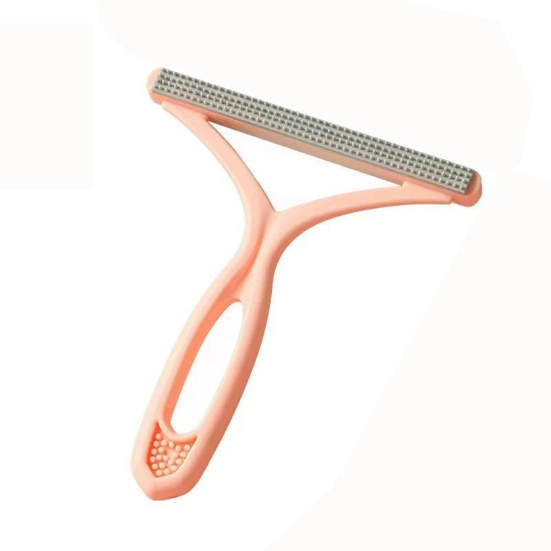 Portable Pet Hair Remover Brush Double Ended Sofa Coat Clothes Fluff Fabric Brush
