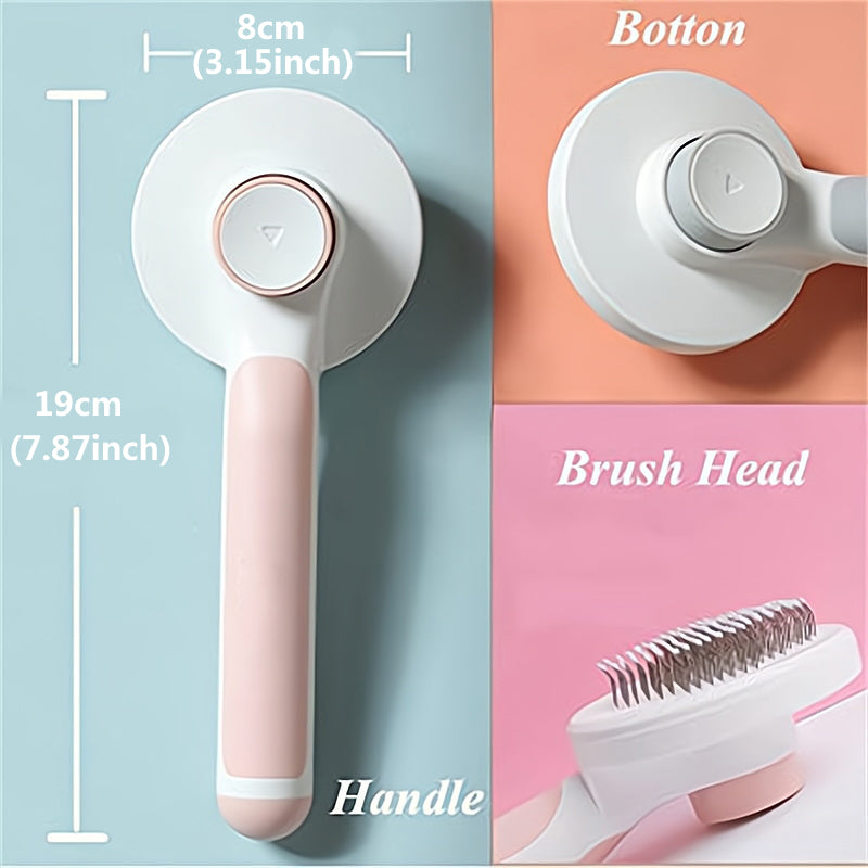 Pet Cat Brush Dog Comb Hair Removes Pet Hair Comb