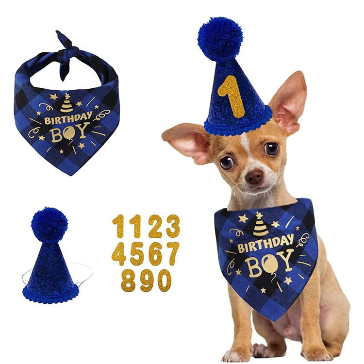 Pet Birthday Hat Dog Party Decoration Prop