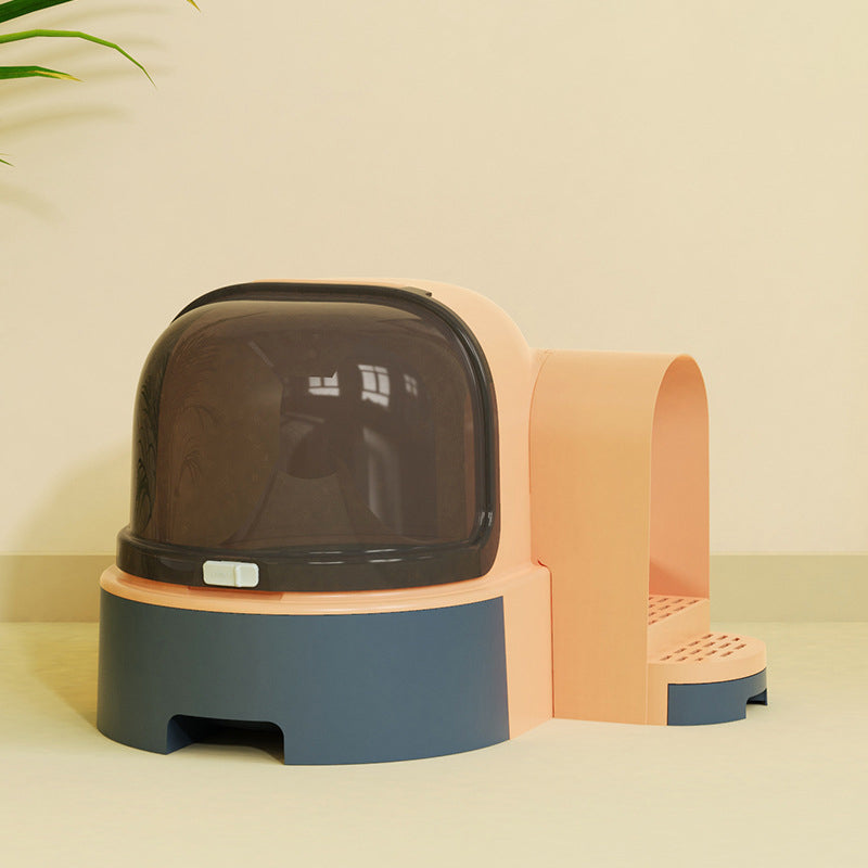 Cat Litter Box Large Capacity Fully Enclosed Cat Toilet