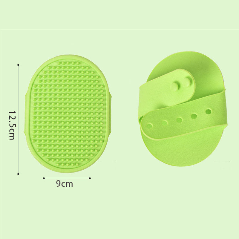 Pet Bath Brush Dog Cat Silicone Massage Comb