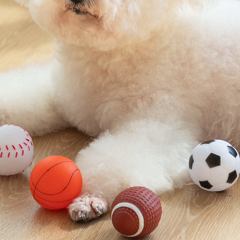 Pet Dog Football Basketball Chew Ball Toys