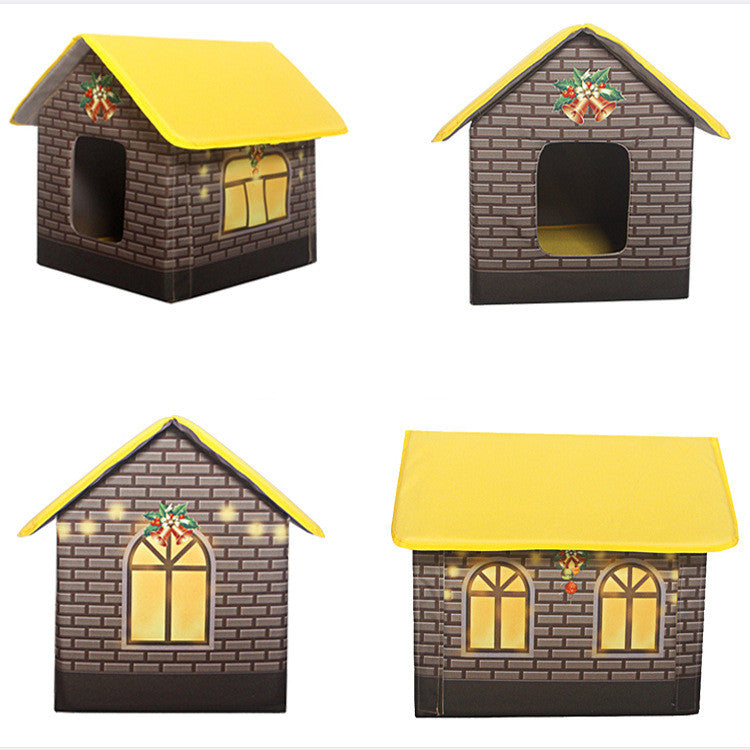 Outdoor Pet House Folding Pet Litter Universal Dog House