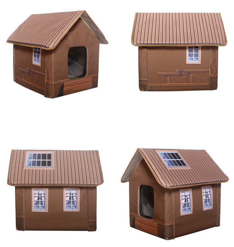 Outdoor Pet House Folding Pet Litter Universal Dog House