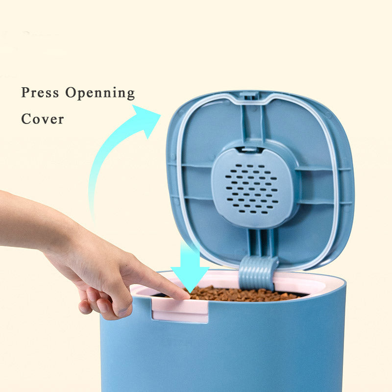 Cat Dog Pet Food Storage Container Busket