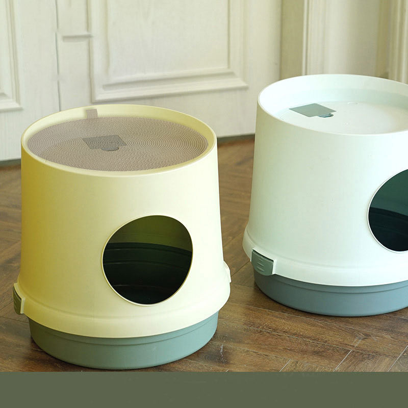 Pet Toilet Fully Enclosed Cat Litter Box