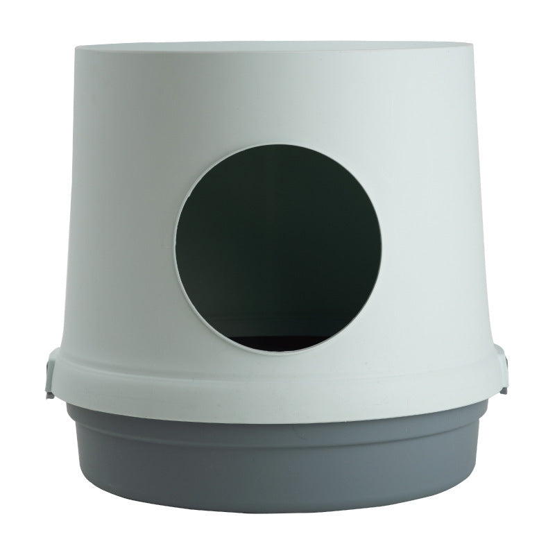 Pet Toilet Fully Enclosed Cat Litter Box
