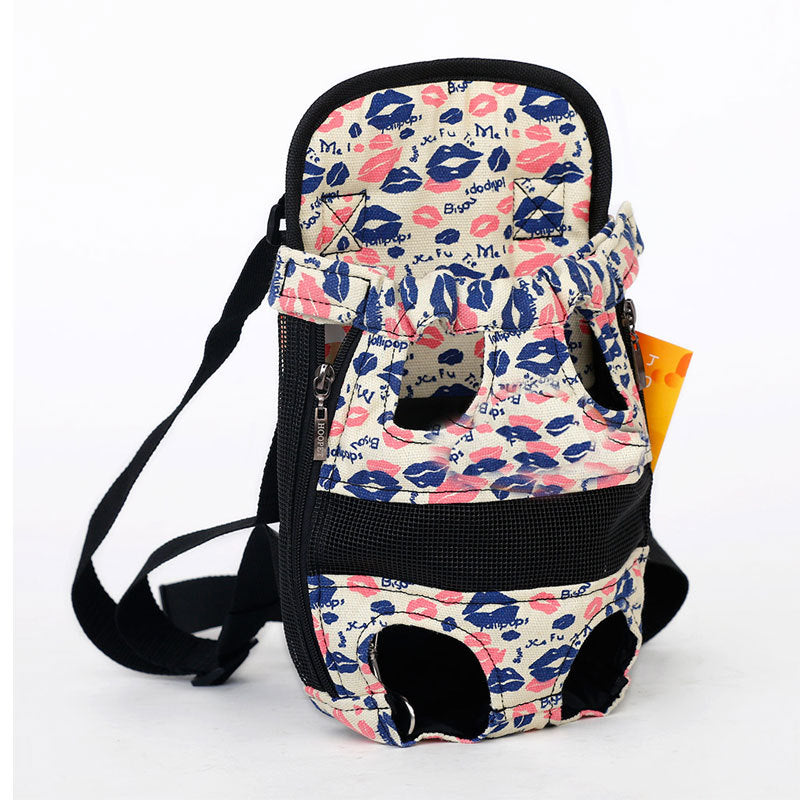 Pet Dog Carrier Backpack Mesh Camouflage Colorful Travel Shoulder Bags