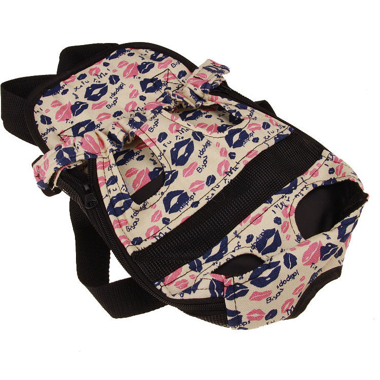 Pet Dog Carrier Backpack Mesh Camouflage Colorful Travel Shoulder Bags