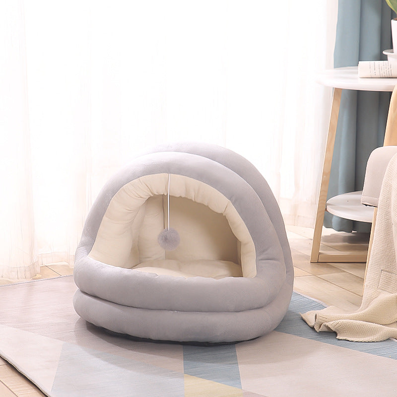Lovely Warm Soft Cat Bed House Cat Bed Winter Pet Dog Nest
