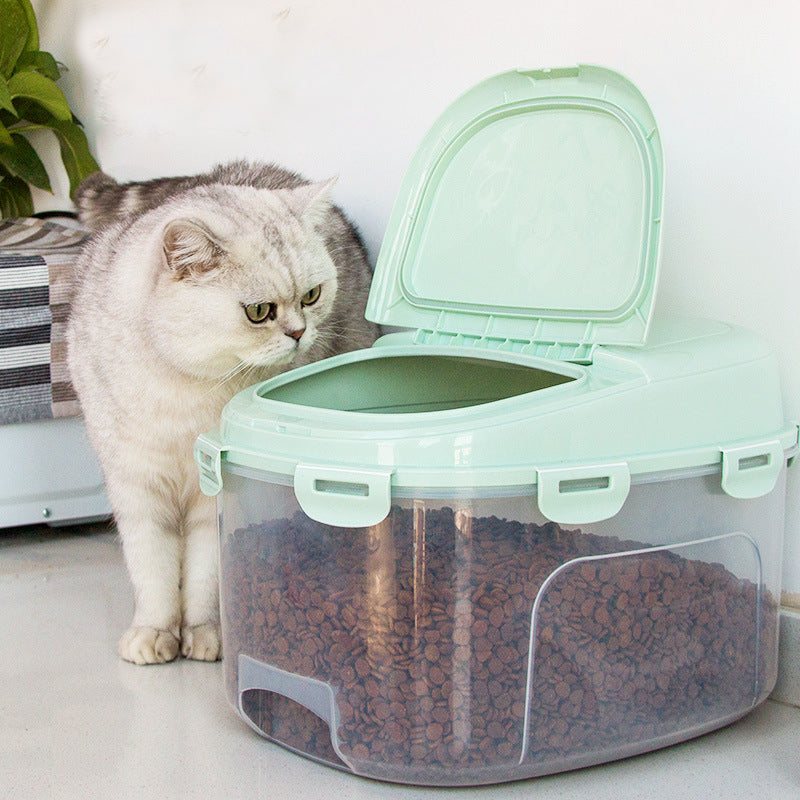 Pet Cat Food Grain Storage Barrel
