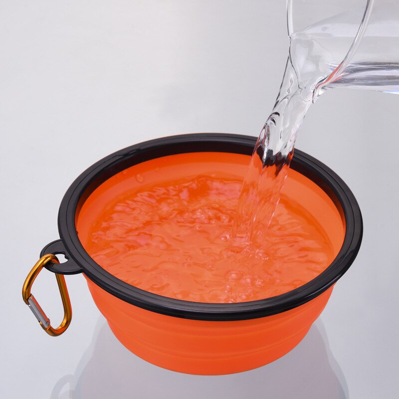 Foldable Dog Bowl Portable Silicone Large Water Food Bowl